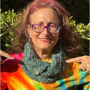 Hand knitted hat/ scarf